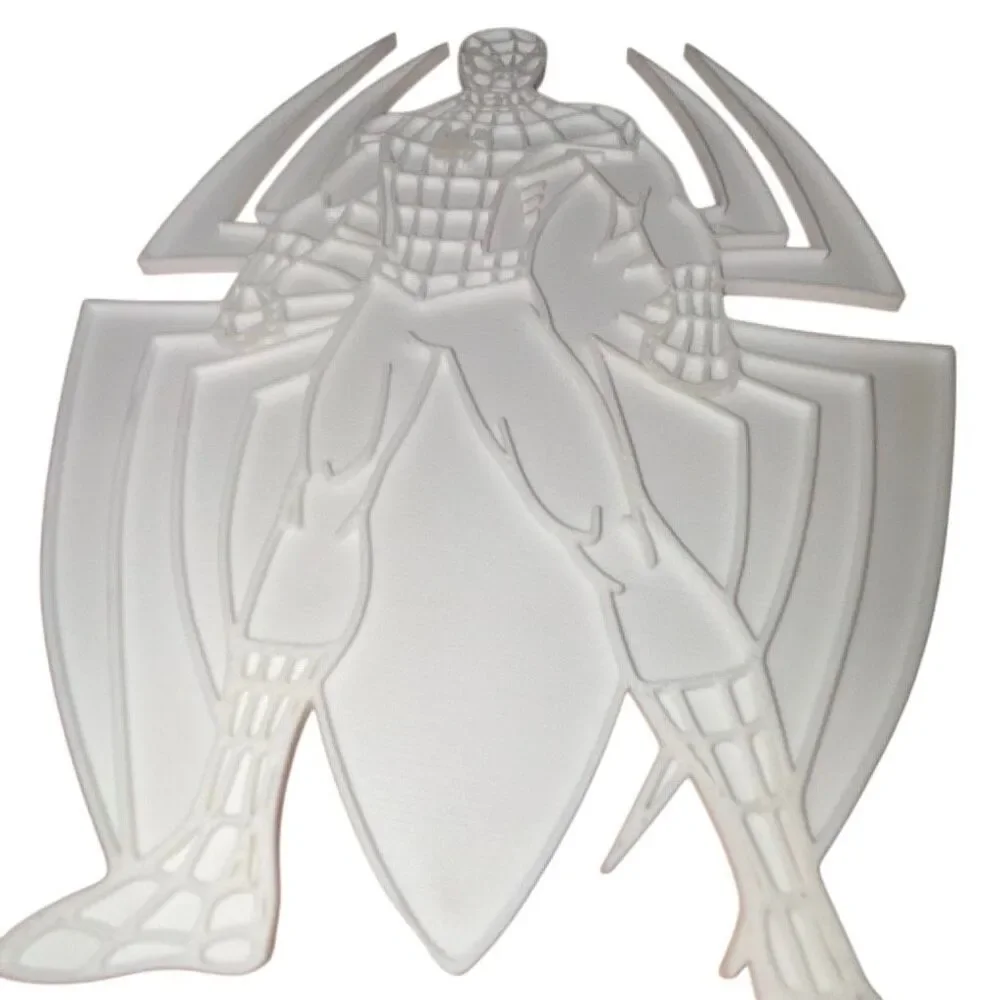 10-Inch 3D Superhero Coloring Toy – Spider-Inspired Wall Art / DIY Paintable 3pk